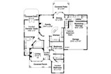 Craftsman House Plan - Heartsong 94686 - 1st Floor Plan