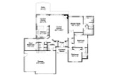 Ranch House Plan - Rollins 95046 - 1st Floor Plan