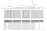 Contemporary House Plan - The Escape 95243 - Left Exterior