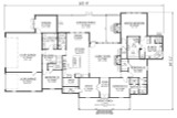 European House Plan - Southerner 95383 - 1st Floor Plan