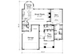 Craftsman House Plan - Dorsett 95397 - 1st Floor Plan
