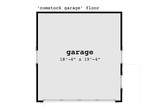 Craftsman House Plan - Comstock Garage 95598 - 1st Floor Plan