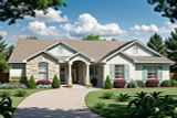 Ranch House Plan - 95665 - Front Exterior