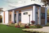Modern House Plan - Ariel 95751 - Front Exterior