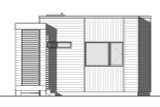 Secondary Image - Modern House Plan - Ariel 95751 - Rear Exterior