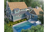 Bungalow House Plan - Winter Park 95738 - Rear Exterior