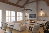 Farmhouse House Plan - Hubert 95752 - Living Room