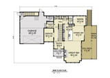 Lodge Style House Plan - 95793 - 1st Floor Plan