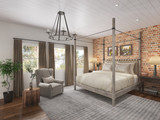 Ranch House Plan - Chestatee River A 95888 - Master Bedroom