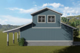 Farmhouse House Plan - Stubbs Cabin 95985 - Rear Exterior