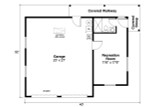 Country House Plan - 96316 - 1st Floor Plan