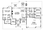 Craftsman House Plan - Meadows Edge 96365 - 1st Floor Plan
