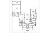 Southern House Plan - Ruston 96630 - 1st Floor Plan