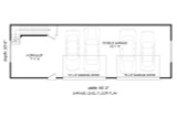 Modern House Plan - 96628 - 1st Floor Plan