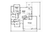 Contemporary House Plan - Strasser Pointe 96720 - 1st Floor Plan