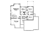 Secondary Image - Contemporary House Plan - Strasser Pointe 96720 - Basement Floor Plan