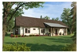 Craftsman House Plan - Lewis Ridge 96774 - Rear Exterior