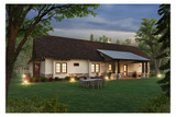 Craftsman House Plan - Lewis Ridge 96774 - Rear Exterior