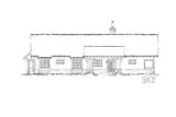 Craftsman House Plan - Lewis Ridge 96774 - Rear Exterior