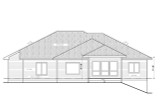 Secondary Image - Contemporary House Plan - Elway Glenn 97077 - Rear Exterior