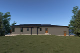 Contemporary House Plan - 97241 - Rear Exterior