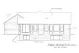 Secondary Image - Traditional House Plan - 97380 - Rear Exterior