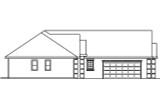 Traditional House Plan - Willcox 97573 - Left Exterior