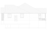 Craftsman House Plan - Boren 97463 - Right Exterior