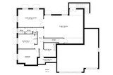 Craftsman House Plan - Boren 97463 - Basement Floor Plan