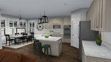 Craftsman House Plan - Boren 97463 - Kitchen