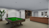 Craftsman House Plan - Boren 97463 - Basement
