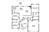 Ranch House Plan - Whittaker 97720 - 1st Floor Plan