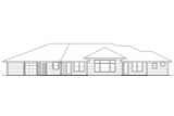 Secondary Image - Prairie House Plan - Oakshire 97761 - Rear Exterior