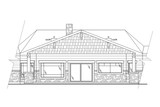 Ranch House Plan - 97934 - Rear Exterior