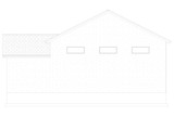 Traditional House Plan - Bell 97983 - Rear Exterior
