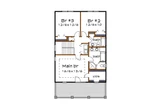 Craftsman House Plan - 98083 - 2nd Floor Plan