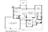 Ranch House Plan - 98123 - 1st Floor Plan