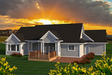 Secondary Image - Ranch House Plan - 98123 - Rear Exterior