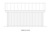 Secondary Image - Modern House Plan - 98136 - Rear Exterior