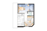 Secondary Image - A-Frame House Plan - The Woodlette 2 98182 - 2nd Floor Plan