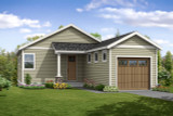 Country House Plan - Creekside 98208 - Front Exterior