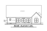 Craftsman House Plan - Serena 98215 - Rear Exterior