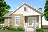 Secondary Image - Cottage House Plan - Reunion Cottage 98331 - Rear Exterior