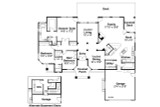 Ranch House Plan - Jamison 98316 - 1st Floor Plan