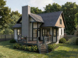 Bungalow House Plan - 98400 - Rear Exterior