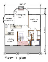 Bungalow House Plan - 98400 - 