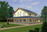 Country House Plan - 98455 - Front Exterior