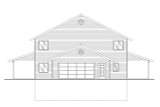 Country House Plan - 98455 - Rear Exterior