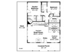 Cottage House Plan - Arden 98473 - 1st Floor Plan