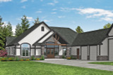 Craftsman House Plan - Ponderosa 98619 - Front Exterior